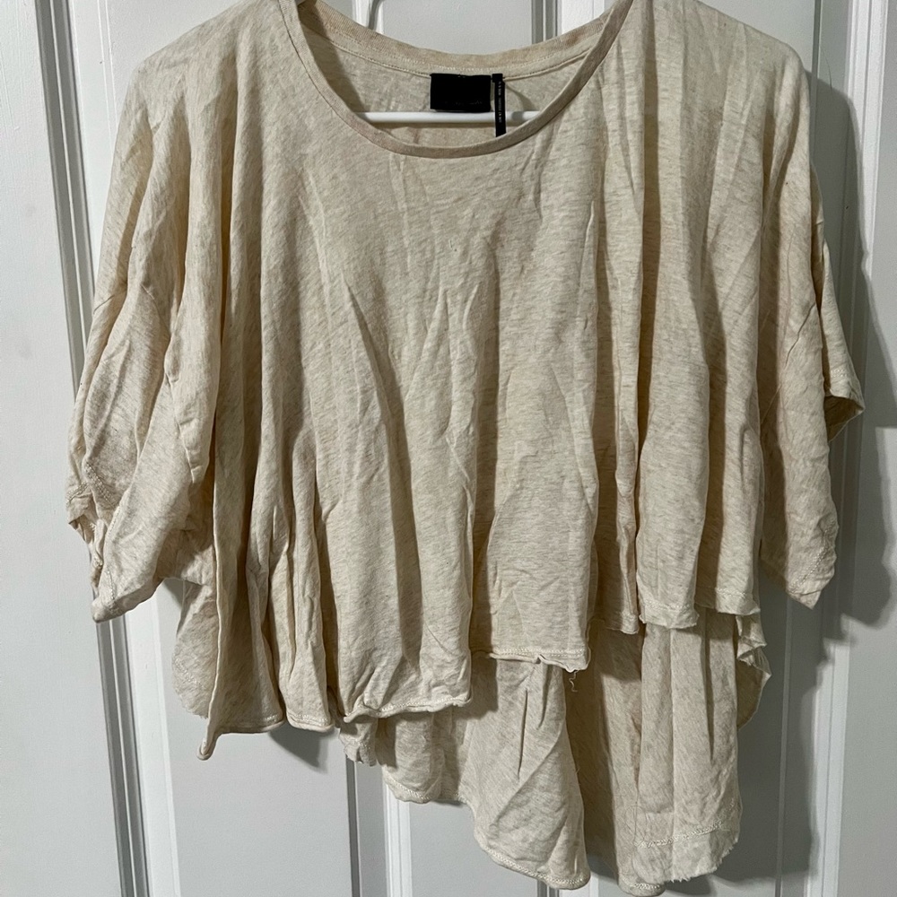 Cropped Flowy Top
